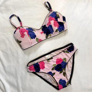 Seafolly Pink Lola Rose Bikini Set - US 4